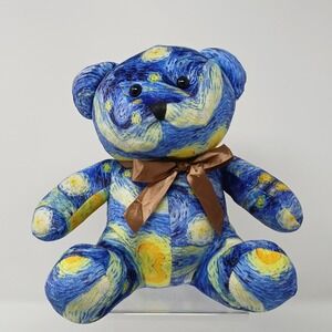 Starry Night Teddy Bear Lighthouse Immersive 9" Van Gogh Experience‎